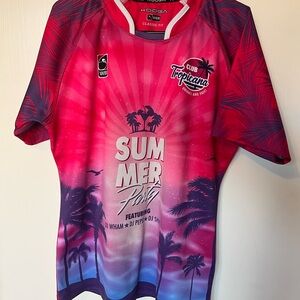 WBR World Beach Rugby Club Tropicana Kooga Medium Jersey Shirt
